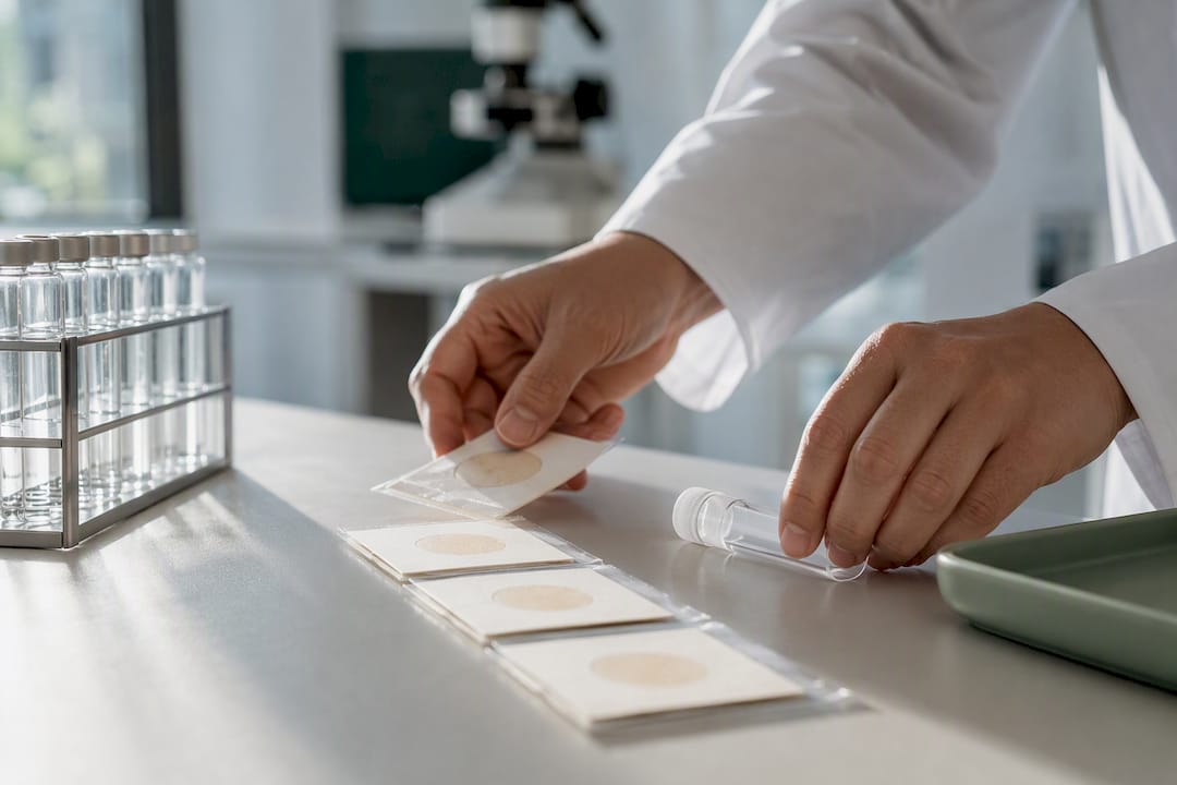 Anonymous hormone testing samples in laboratory