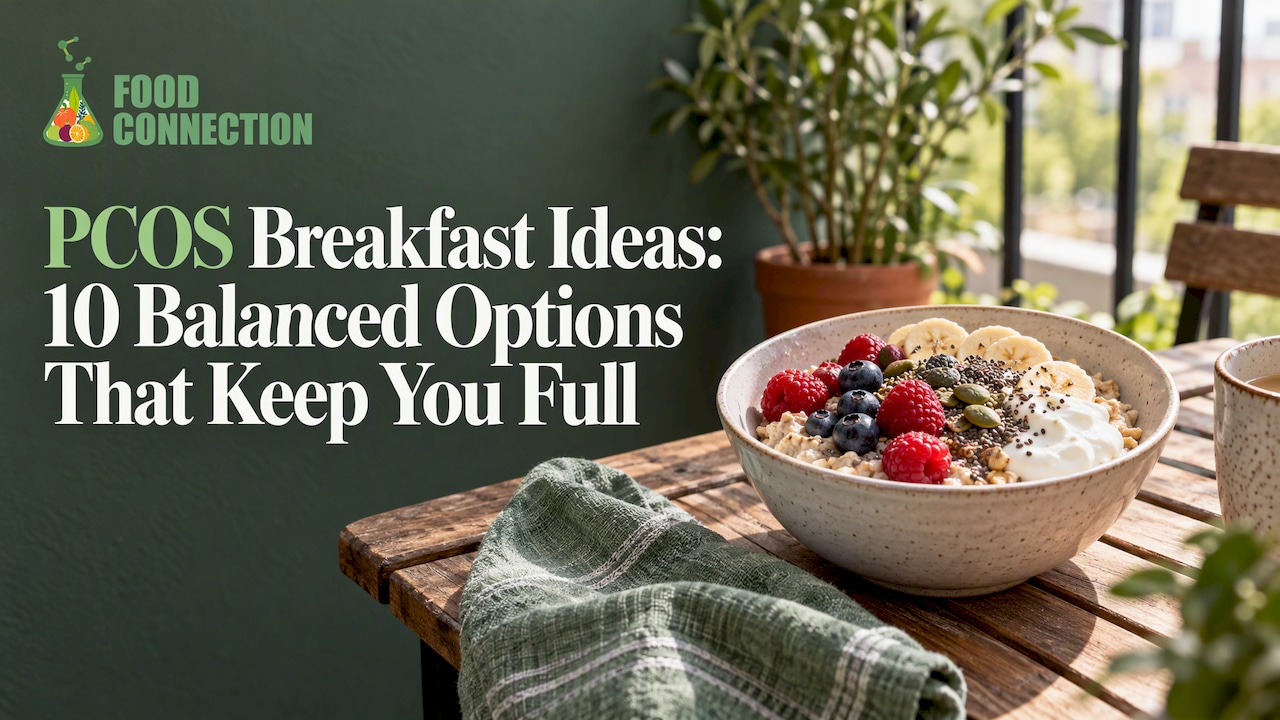 Oats with berries, yogurt and seeds